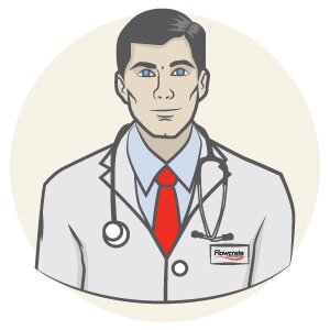 Dr. Flowcrete, resident doctor at the @Flowcrete Flooring Clinic. Tweet me for advice on how to cure all of your industrial and commercial flooring symptoms.