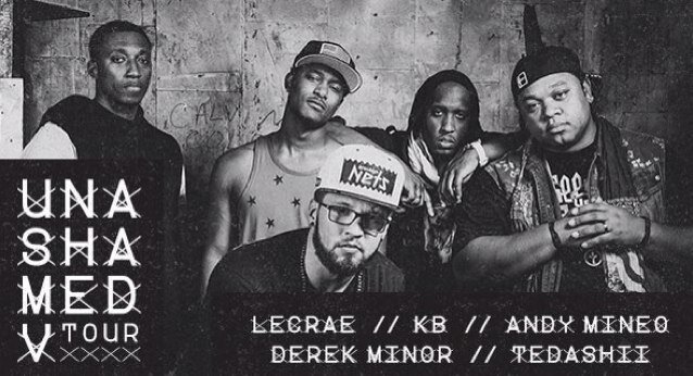 One of Hip Hop's biggest tours.  2012 featuring @Lecrae, @TripLee116, @Tedashii, @KB_HGA, @mynameisPRo, @AndyMineo!