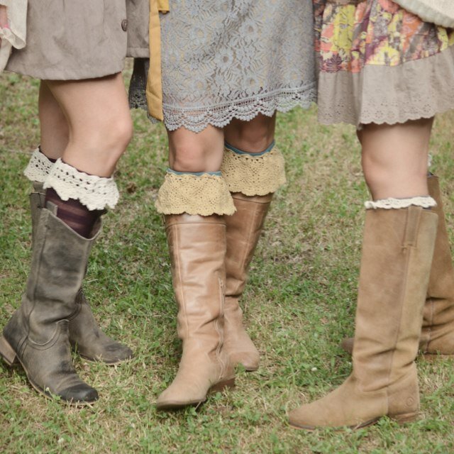 well_ida_clair's profile picture. hand-crochet trimmed accessories that add a unique southern flair... 
SOXIE LOUS are boot socks you want to see!