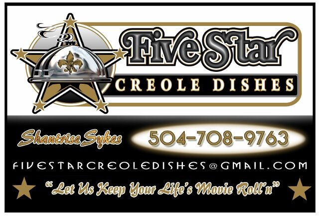 FiveStarCreole's profile picture. Providing fast, convenient, quality, healthy, alternative food choices that still taste good!