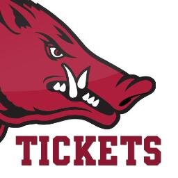 The official Twitter account for information and deals on attending Arkansas Razorback Athletic events