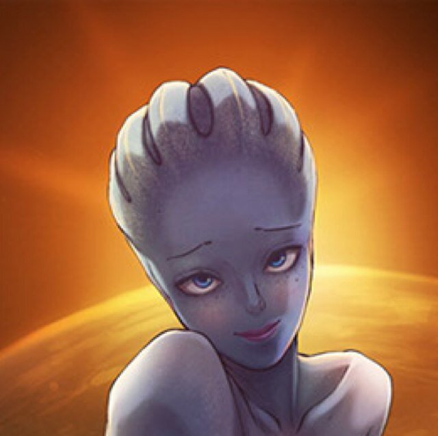 I am Clea T'Rea, my name does rhyme, Thanks for noticing. Im an asari singer who performs at clubs, parties etc. #Single #MERP