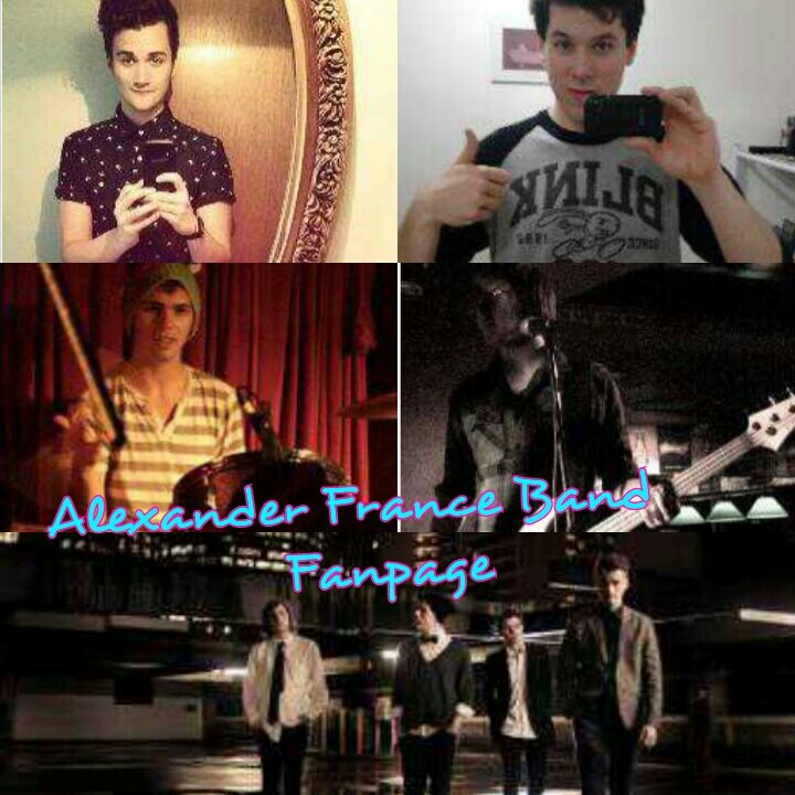 Follow @AlexFranceBand, they're so awesome! Also, listen to them on youtube- you will love them! 1ST Fanpage of Alexander France :-) xx