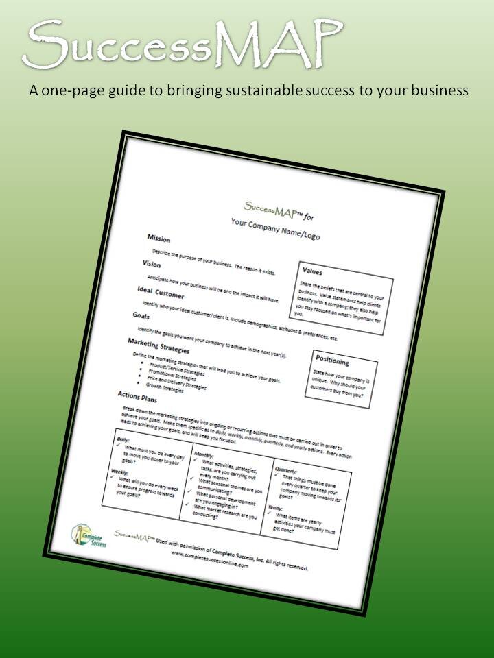 Success MAP It is a strategic business and marketing tool for businesses.