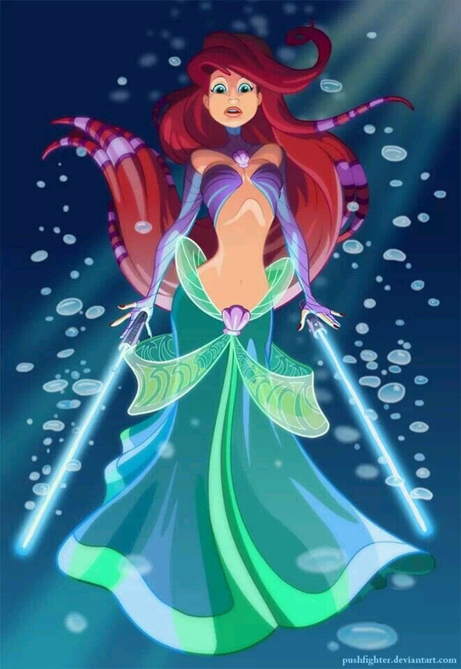 Lesbians. Disney. Princesses. Ariel. Anon