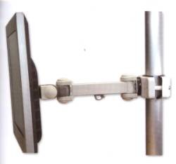 LCD Monitor Mounts for Poles &  Dental chairs. Manufacturer direct. Wholesale & Retail. LCD stands for one or multiple monitors. Pole LCD mobile workstations.