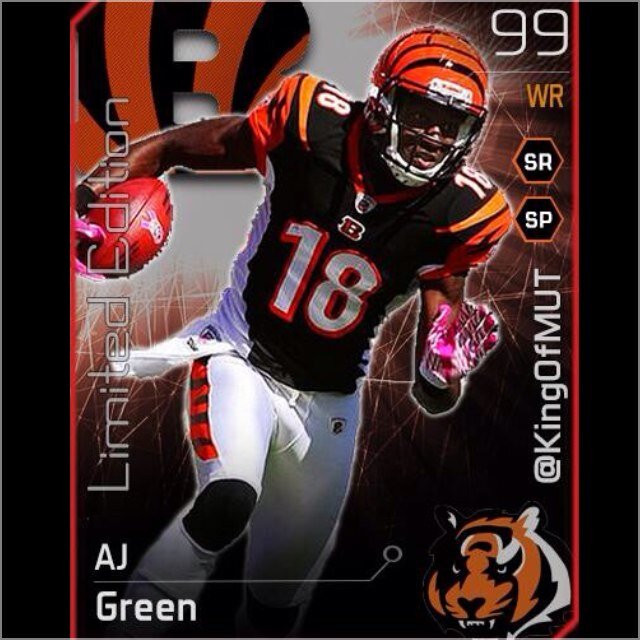 MEGARUSH OVR 89 Been Tweeted by @EAMaddenNFL --- https://t.co/pOkuIKmCWk #Ravens Best WR in NFL - @ajgreen_18