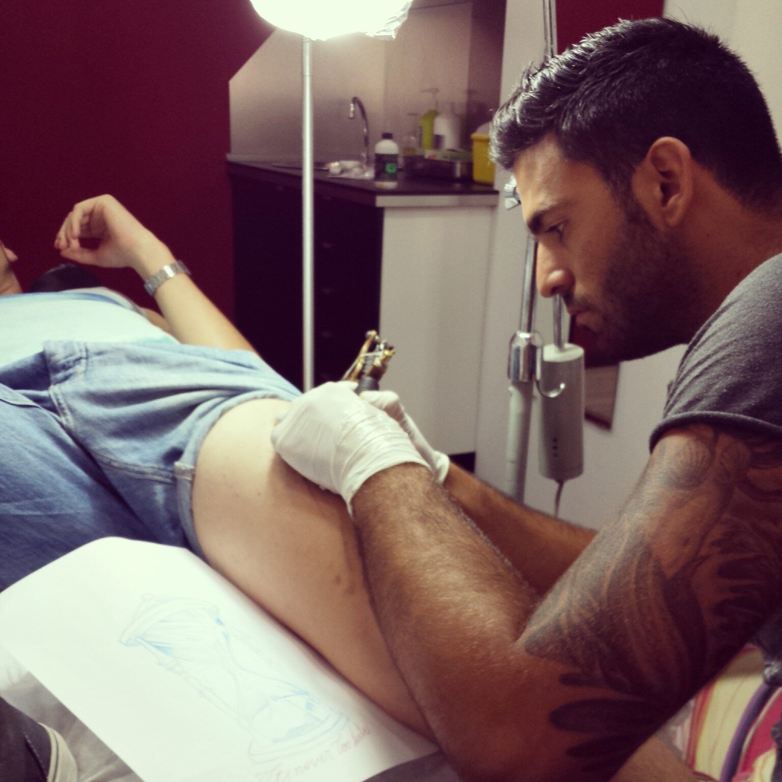 Tatuador profesional de el estudio Perla Negra Tattoo. Estamos en Molina de Segura,Murcia, frente Colegio Gregorio Miñano.
