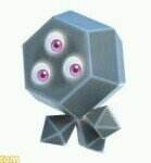 [The Gray Wisps' overall appearance resembles that of a rock. Their bodies are in the shape of a boulder and a tetradecahedron.]