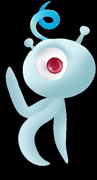 [As a Wisp, Yacker is able to float in midair at will, which serves as his main method for movement.]