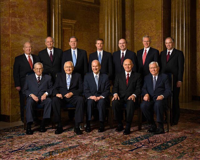 Quorum of the twelve apostles.