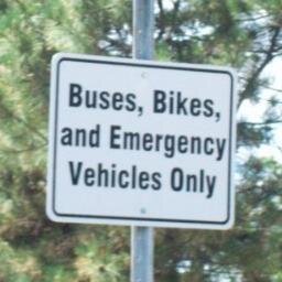 Buses, Bikes, and Emergency Vehicles Only