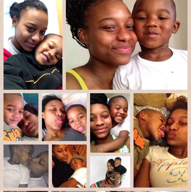 'Chanikkia & Brandon Jr . Until death do us part !