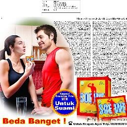Dengan minum  SOE WE secara berkala, problem loyo, lesu, tak bergairah, yang menghantui pria muda dan paruh baya yang sibuk, akan tertanggulangi.