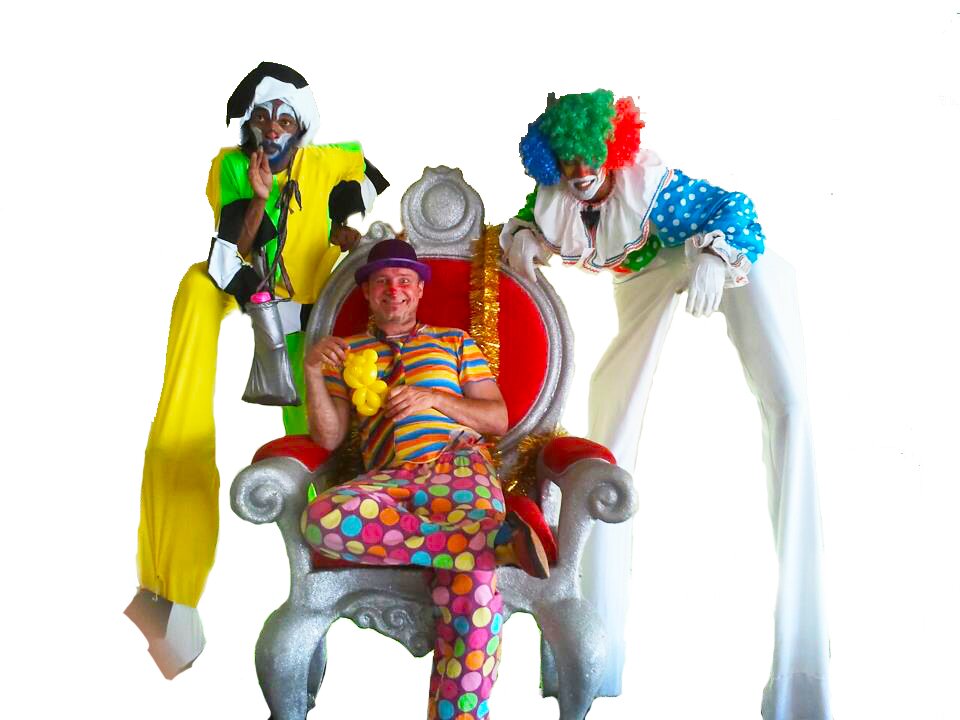 We offer you clown characters for all occasions