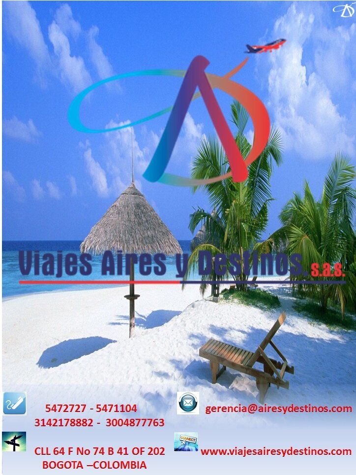 Empresa dedicada a la comercialización de paquetes turísticos, cruceros, todo lo relacionado con turismo adicional manejamos paquetes empresariales tel 5472727