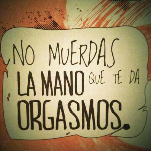 Soy la mano que te da un placer impresionante.