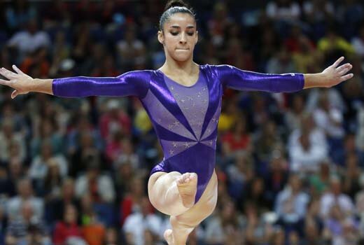 One class. United. To get Aly Raisman to come to Bentley.