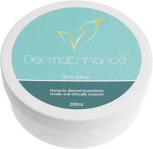 DermaEnhance Skin Salve is an all-over-body vegan moisturiser, which relieves the symptoms of Psoriasis, Eczema, Dermatitis and other dry skin conditions.