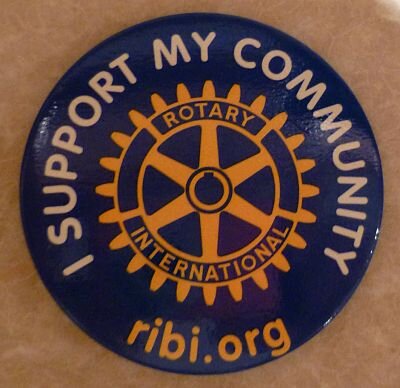 Rotarians are a group of people who support their own community and national and international projects. We have fun at the same time.