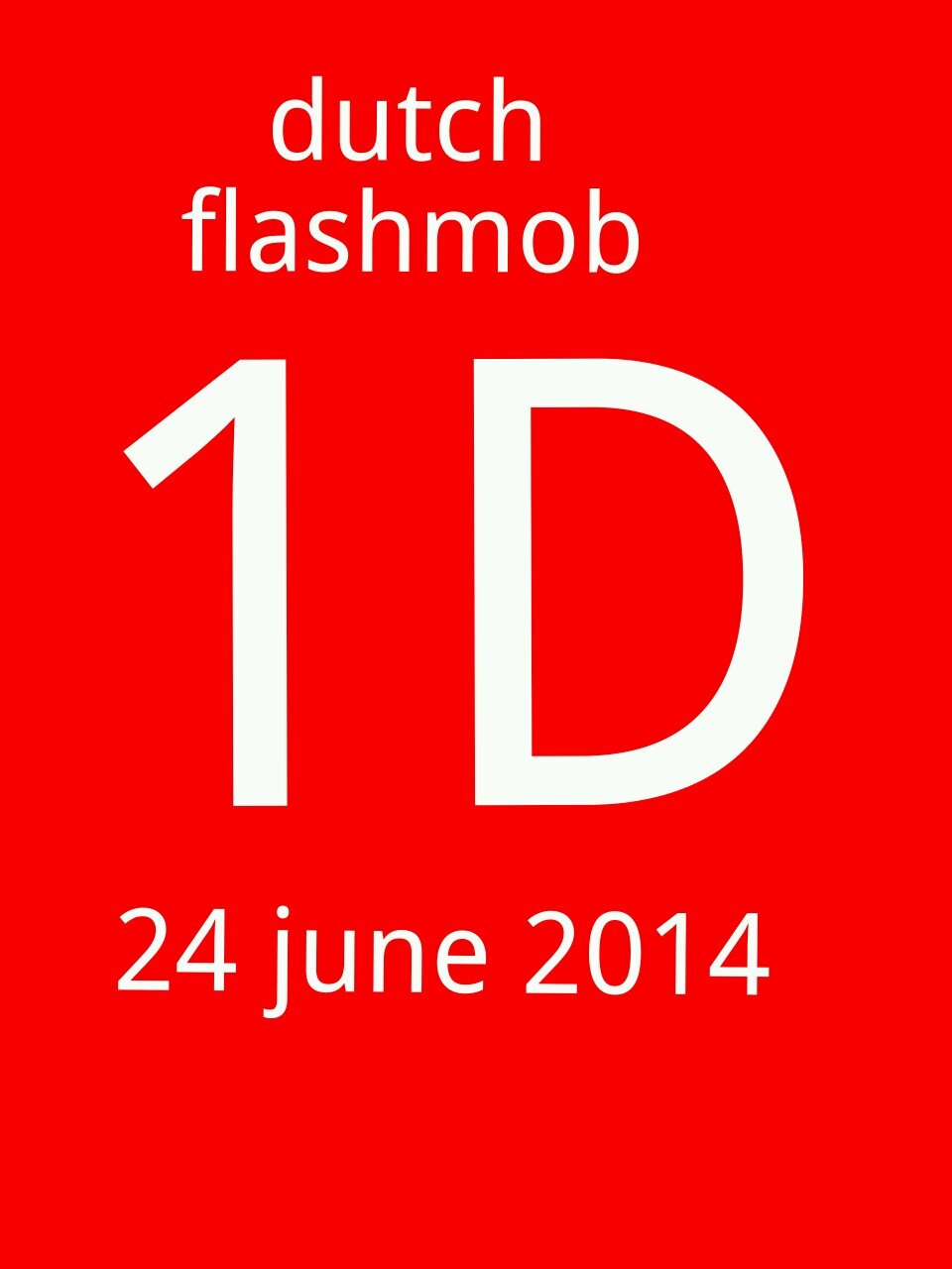 aanmelden t/m 31 december voor One Direction flashmob WWAT Holland 24 juni bij de Amsterdam Arena. Volg ons voor alle info over de flashmob!