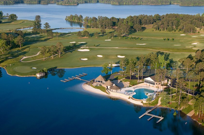 Amenity filled club with a championship 18-hole golf course on the pristine shores of Alabama's Lake Martin.  Fabulous dining in a beautiful setting.