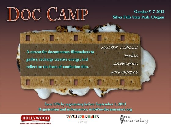 Doc Camp is a filmmakers’ retreat where experienced documentary filmmakers gather to reflect on their work in beautiful Silver Falls, Oregon.