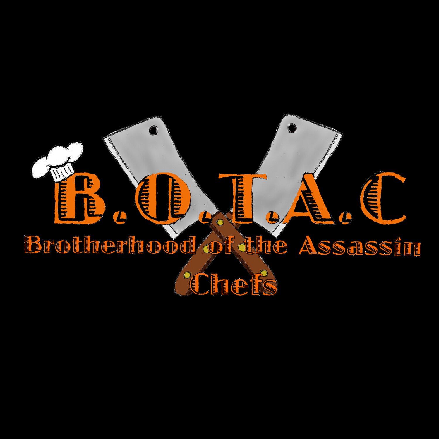 BOTAC: Brotherhood of the Assassin Chefs is a random cluster f**k of comedy from the minds of Jerrod Cordell, Andy Miller, Doug Brzeski, amd Josh Rosson.