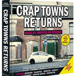 CrapTowns's profile picture. Naming, shaming, and loving Britain's  worst towns since 2003. Send evidence of horror to sam@craptownsreturns.co.uk