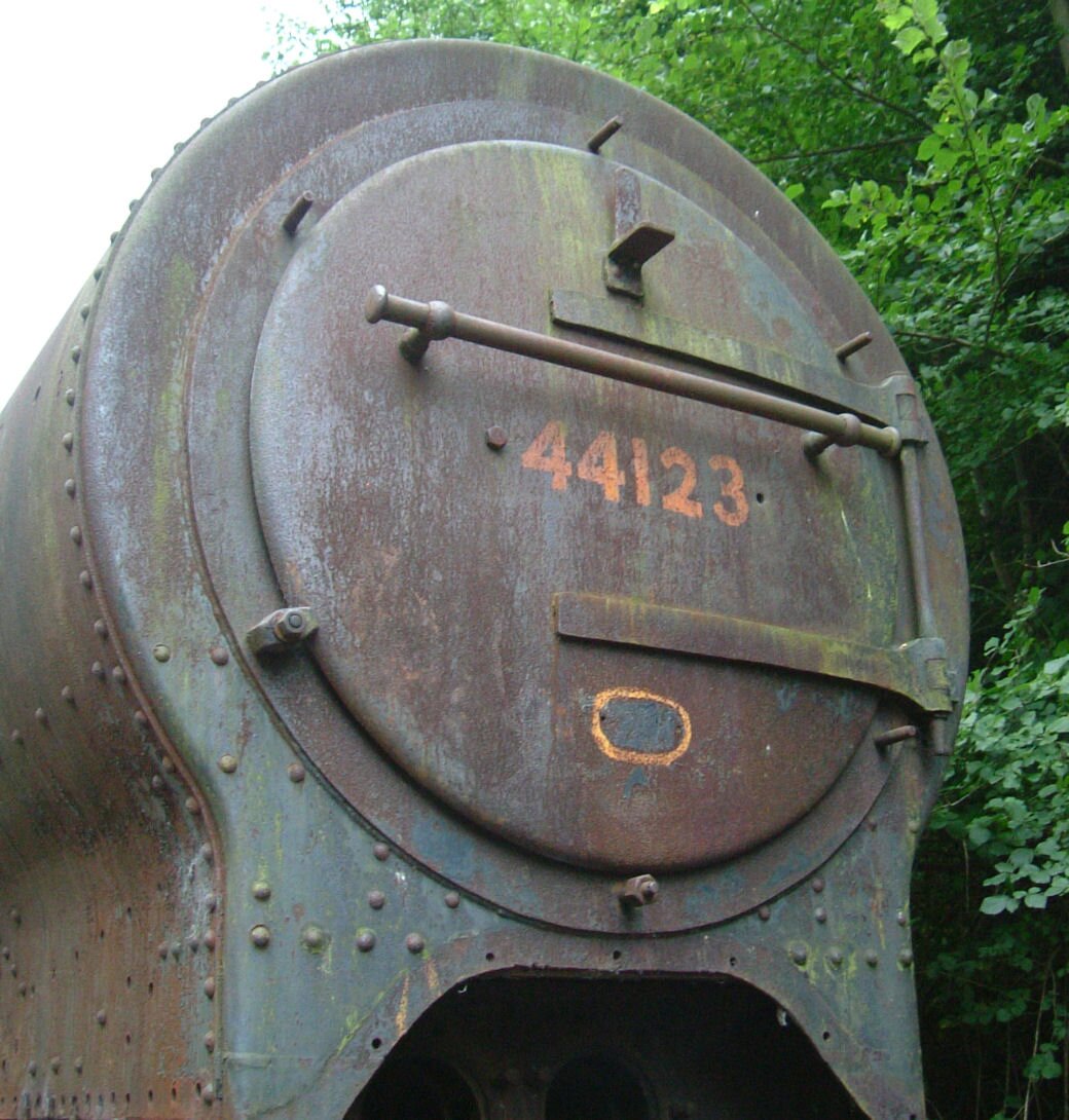 The London Midland Society is restoring 4F steam locomotive No. 4123 at the Avon Valley Railway in Bristol