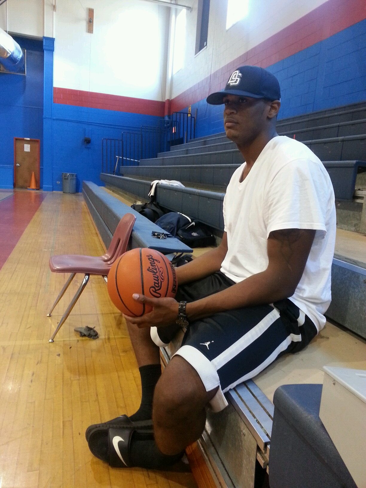I go hard in the paint. literally. lol I am power forward/ center. I love the game of basketball. been playing It since I was 4 years old and I am also 6'11