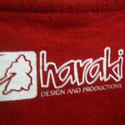 HARAKI | Design | Productions ||    Ngerjain segala jenis tempahan produk konveksi. Specialist T-Shirt and Jacket. Contact | 0812 6300 8377