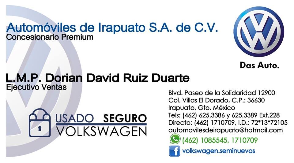 Automoviles de Irapuato es tu mejor Opción:
Consulte con nuestros expertos, llamenos al Area de Seminuevos
ID: 72*13*72105 y tel: (462)1710709