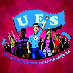 União Estudantil de Sapiranga, representa tanto estudantes secundaristas como universitários. Sempre lutando por uma escola pública de qualidade!