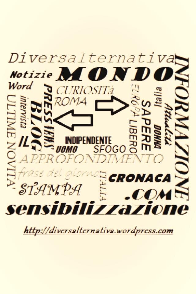 DIVERSALTERNATIVA è un blog d’intrattenimento , approfondimento e sensibilizzazione !