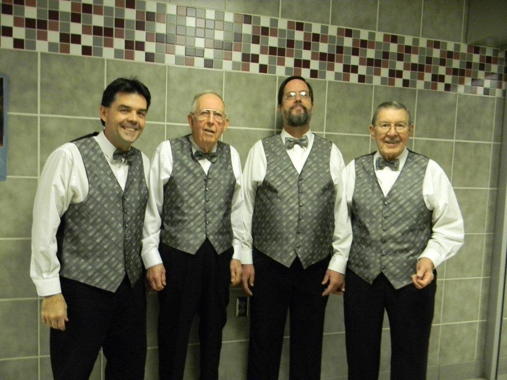 Four part harmony and good-looking too!
