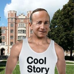 wake up, crush a natty, workout, run a school. Not the real Mitch Daniels.