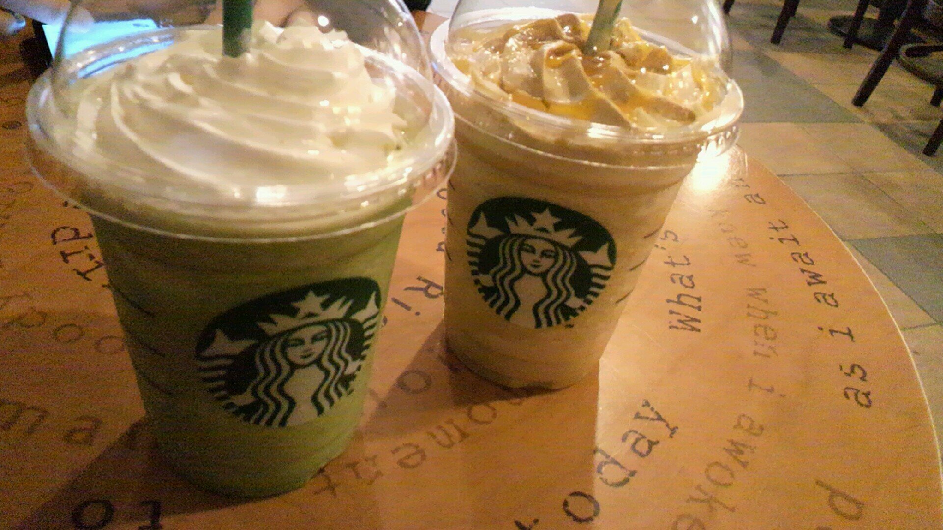 抹茶クリームフラペチーノ