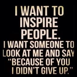 i am here to inspire everyone on a daily basis.i will share with you please share your quotes with me too.thanks