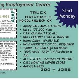 Hiring Class A CDL Drivers Across the USA