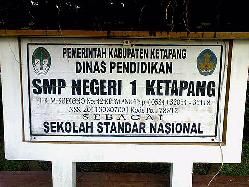 Official twitter of SMPN 1 Ketapang, Kalimantan Barat
Sekolah Adiwiyata tingkat Nasional se-Indonesia.
Kunjungi: https://t.co/6DksaZO697