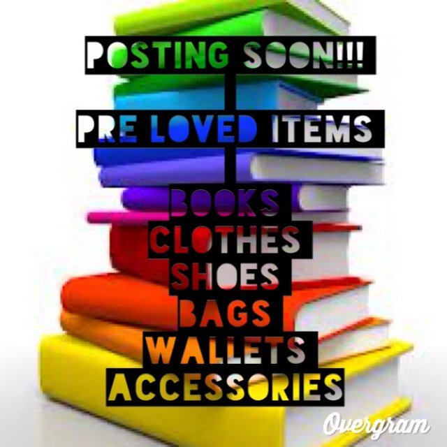 Pre-loved items at affordable prices 
Books Clothes Shoes Bags Wallets Accessories