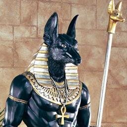 Anubis te vigila. Ra y sus seguidores son la mierda. No te cagues en dios, cágate en mí. Pompas funerarias Anubis S.A.