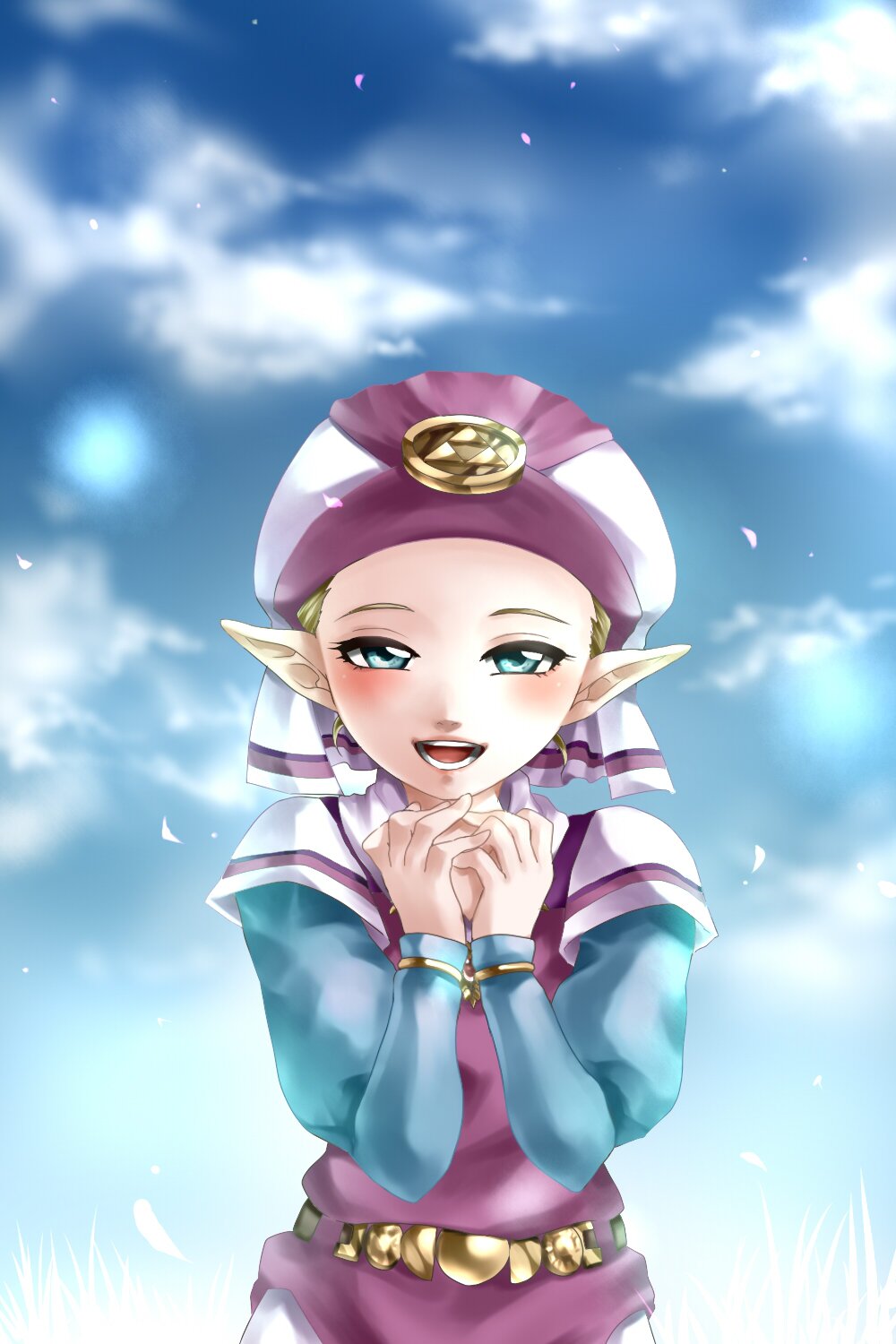 Hi~! I'm Zelda, Princess of Hyrule~! I'm a friend of Link and I wield the Triforce of Wisdom~! Let's be friends~!