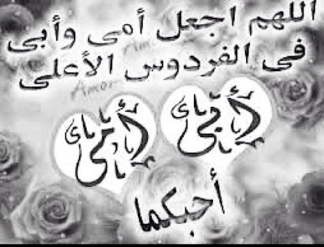 أمي وأبي. ..جعلكم الله من السبعين ألفا الذين يدخلون الجنه من غير حسااب.....آميين يااااارب