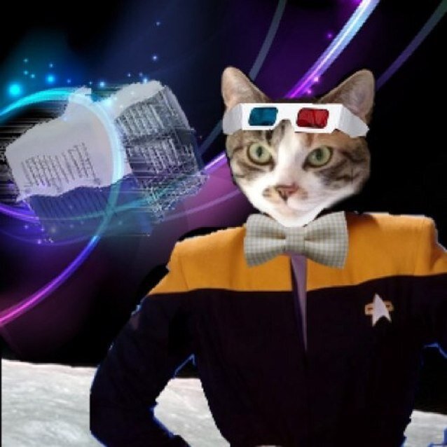 TimeCatGalifrey's profile picture. I travel the universe searching for ham and fun in my LATKIS - Litter & Tasty Kibble in Space. Chief of Engineering, USS Riker, Pawfleet!