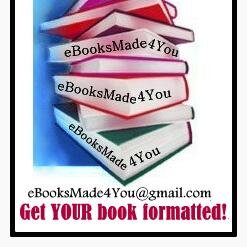 eBooksMade4You is the most professional eBooks formatter/editor/proofreader/cover designer on the market today! Send your Word file for a free fee quote.