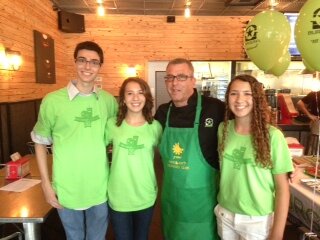 Make a Burger, Make a Friend at BurgerFi locations nationally on 11/9/13.  Teens & Autistic teens create gourmet burgers together & enjoy them in friendship.
