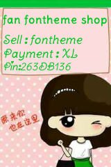 Sell fontheme for blackberry^ pin:263DB136 more info? Bbm me or mention me.. ♥ Harga? Mention me..♥ payment : XL