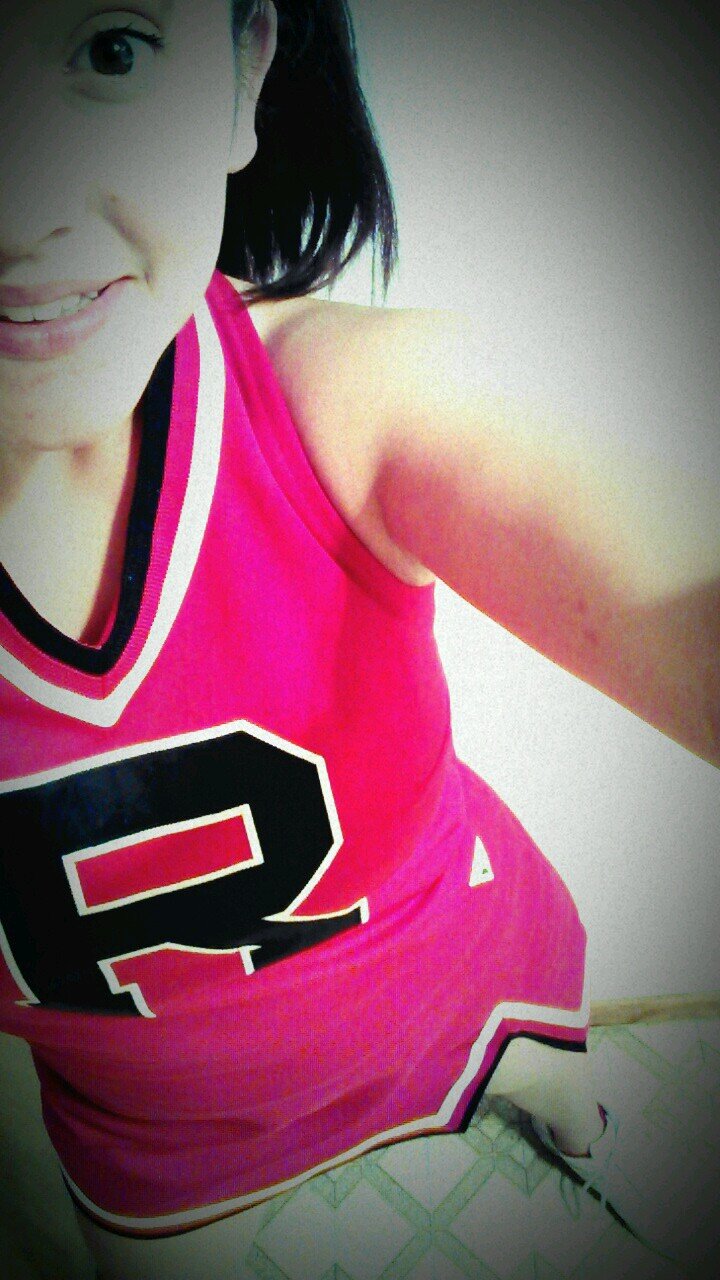 freshman ^.^  varsity cheerleader for roswell high school defending champs 3 going for 5 3